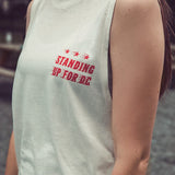 Standing Up for DC Sleeveless Top